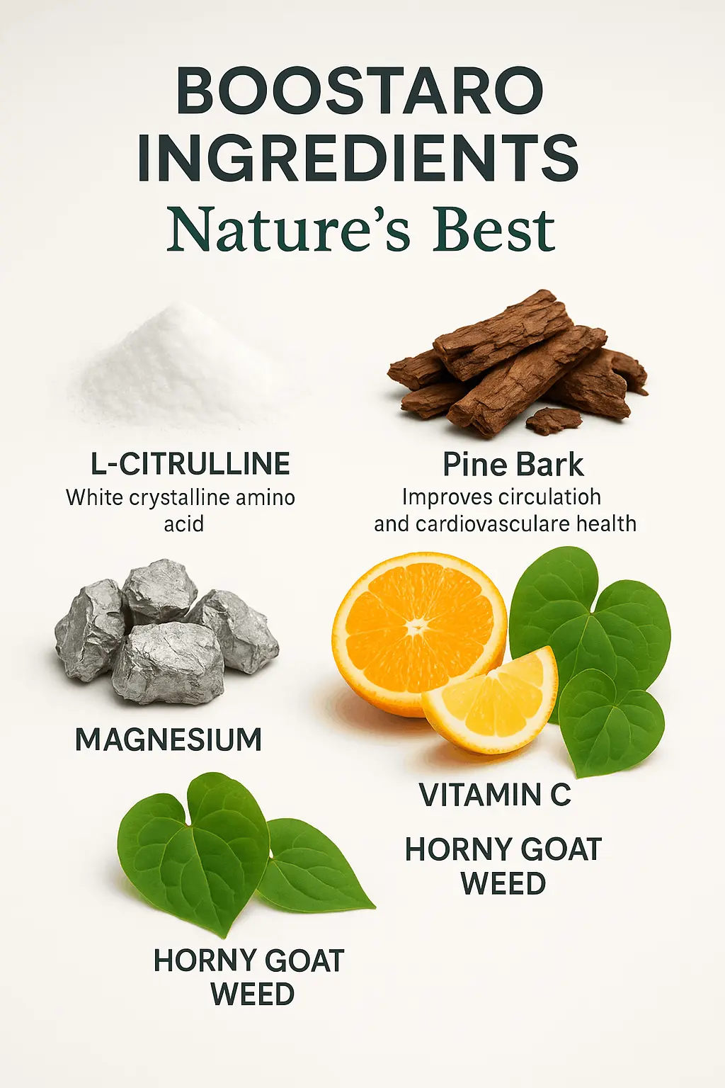 Boostaro ingredients list natural formula
